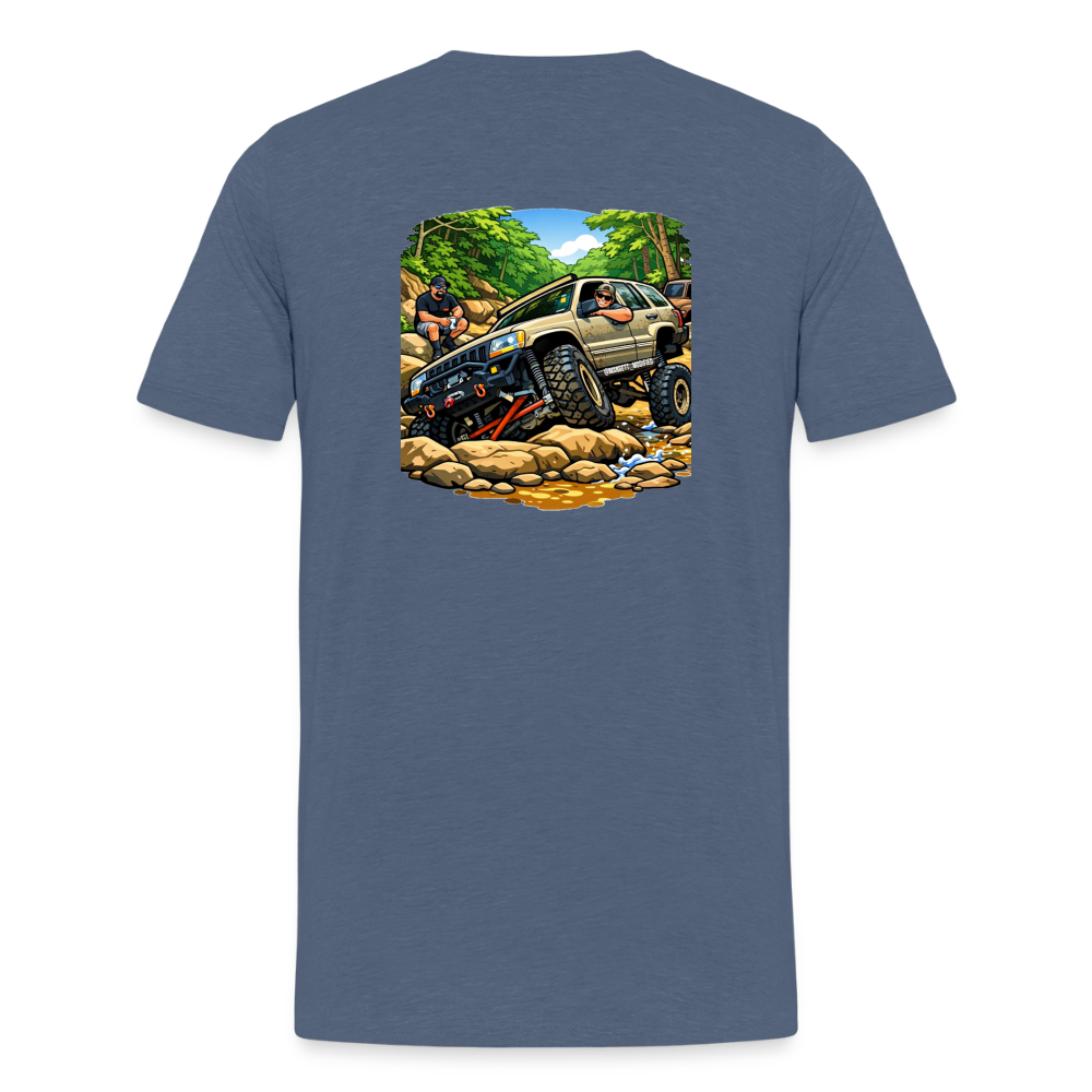 Mangett Modified Offroad Kids Shirt - heather blue