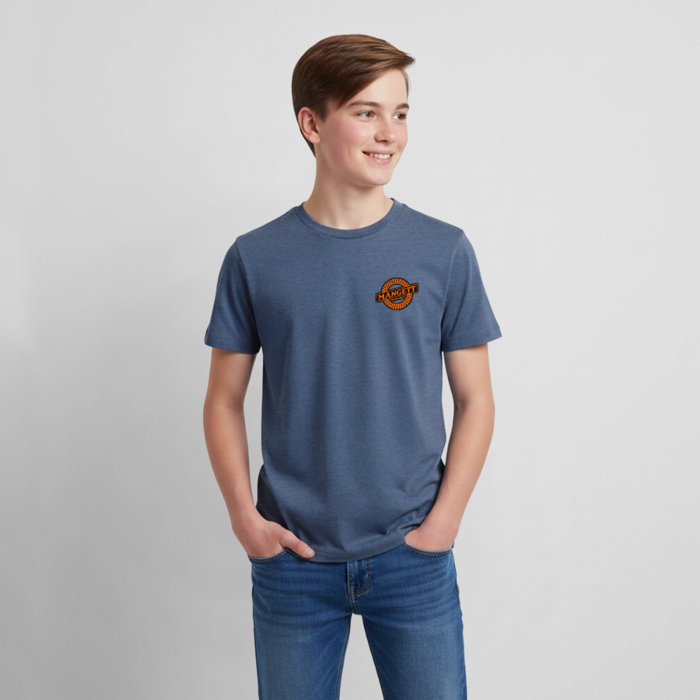 Mangett Modified Offroad Kids Shirt - heather blue