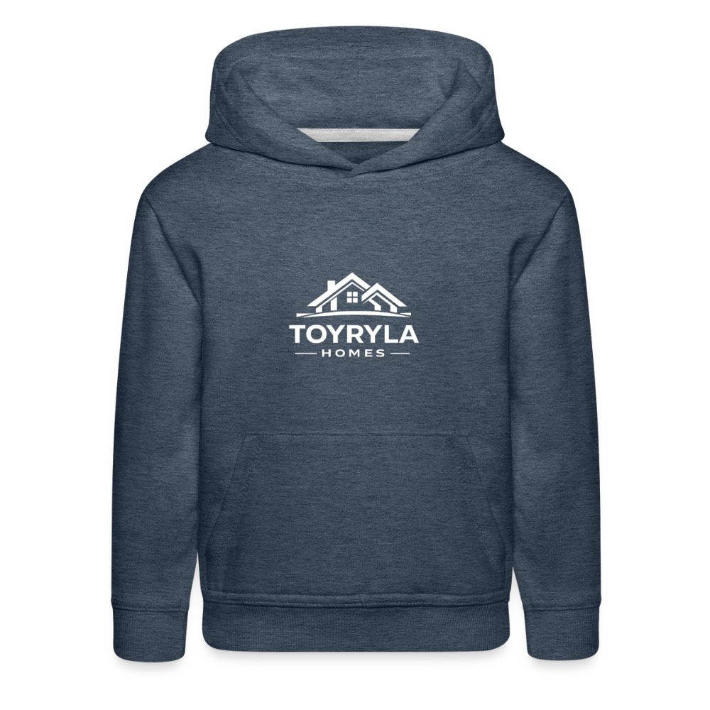 Toyryla Homes Kids Hoodie - heather denim