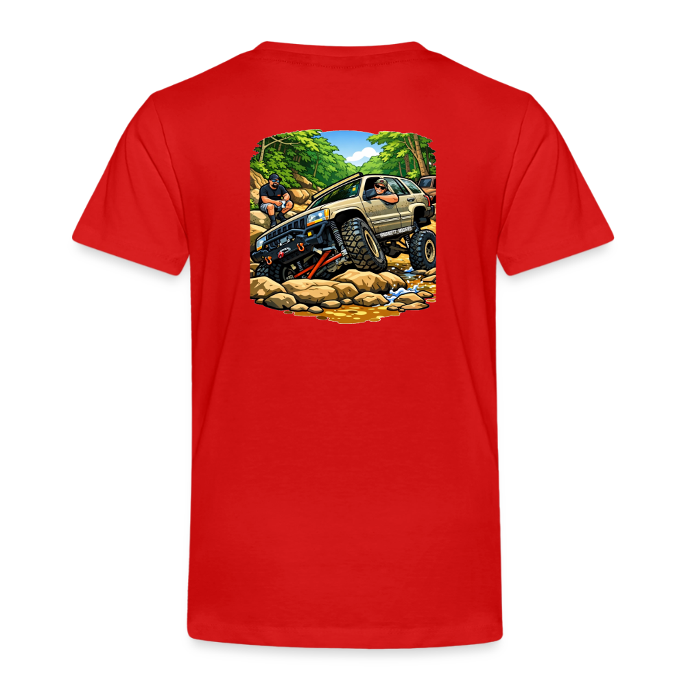 Mangett Modified Offroad Toddler Shirt - red