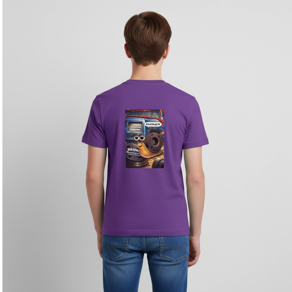 Its a Slug Life Kids Shirt - purple