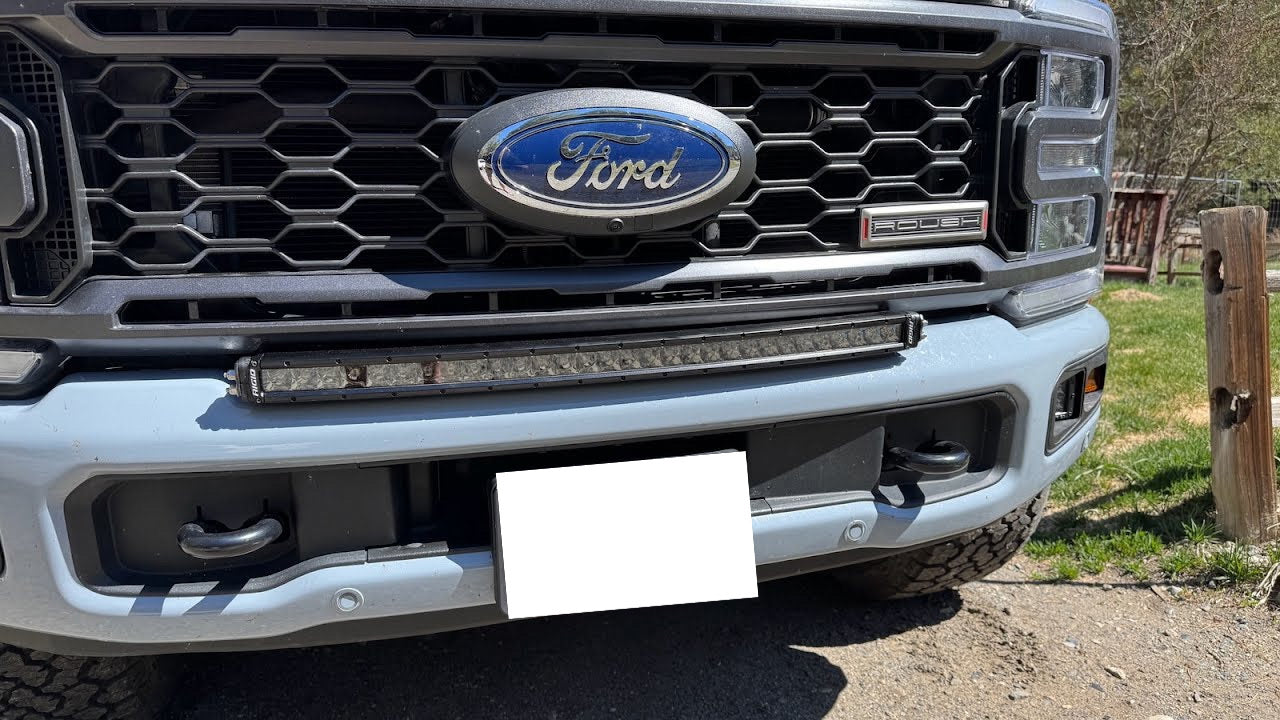 2023+ Ford Super Duty Light Bar Bracket for Rigid Industries Light Bar