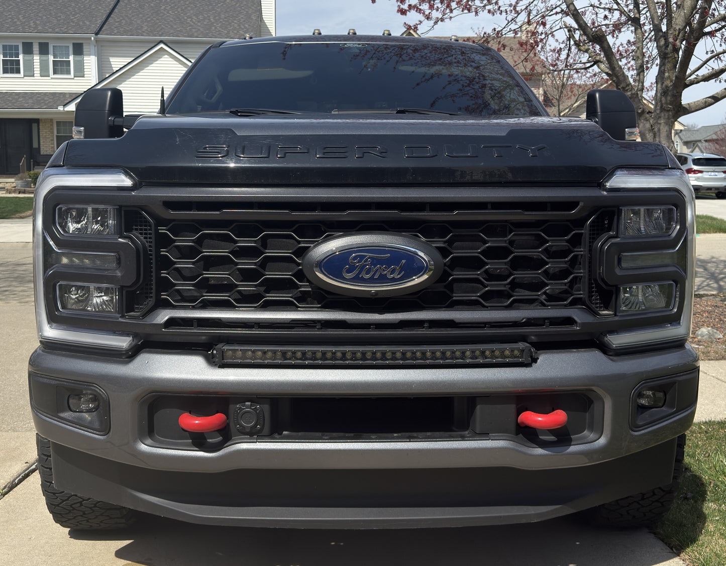 2023+ Ford Super Duty Light Bar Bracket for Rough Country Light Bar