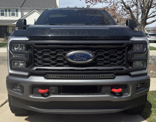 2023+ Ford Super Duty Light Bar Bracket for Rough Country Light Bar