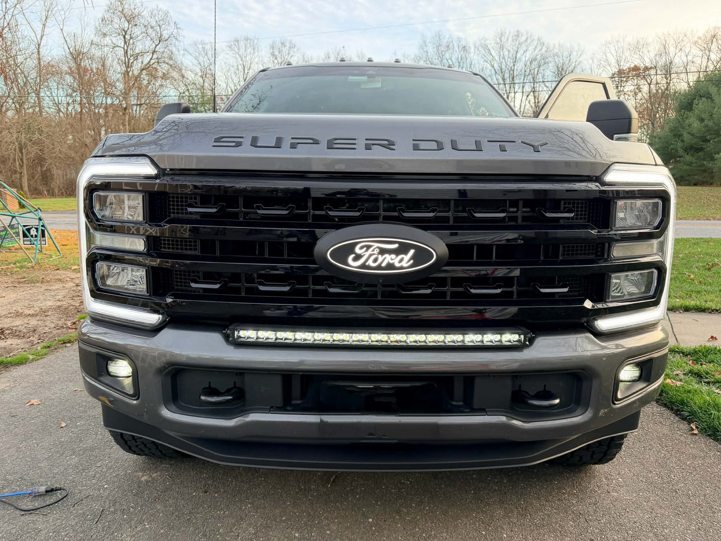 2023+ Ford Super Duty Light Bar Bracket for Rough Country Light Bar