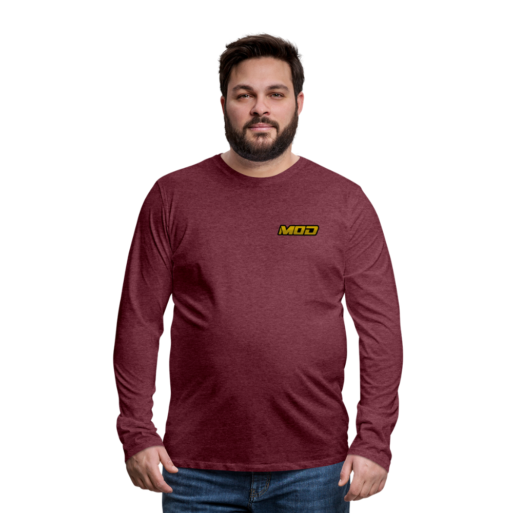 MOD Performance Long Sleeve - heather burgundy