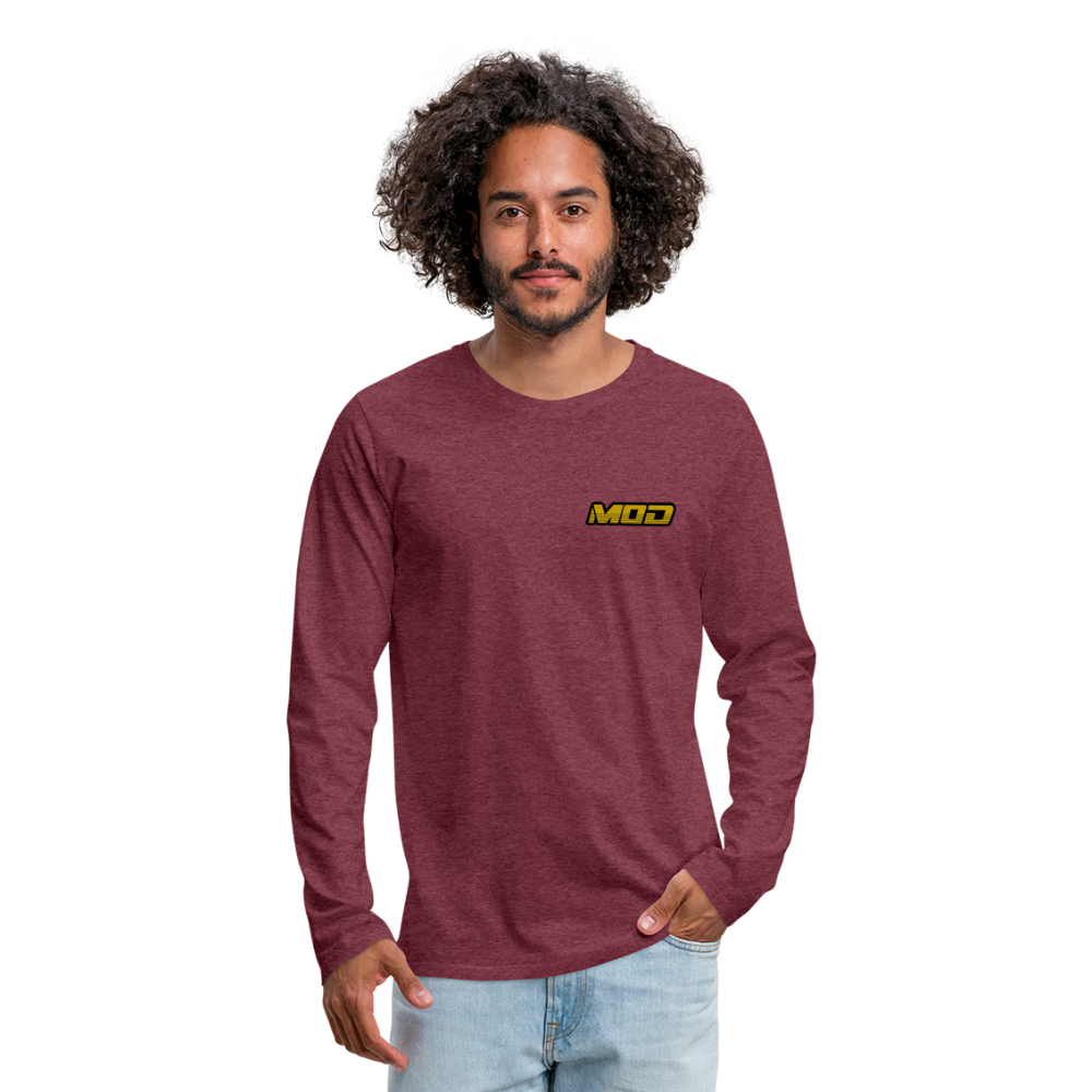 MOD Performance Long Sleeve - heather burgundy