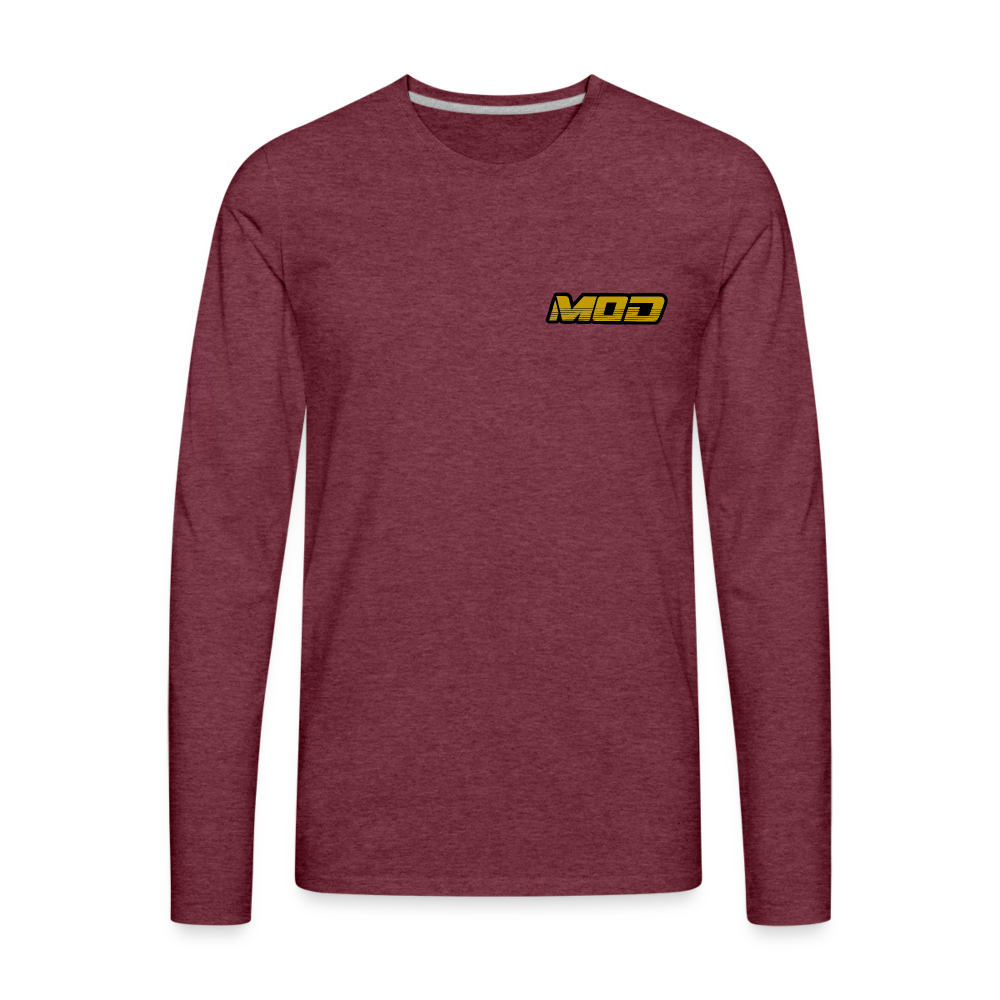 MOD Performance Long Sleeve - heather burgundy