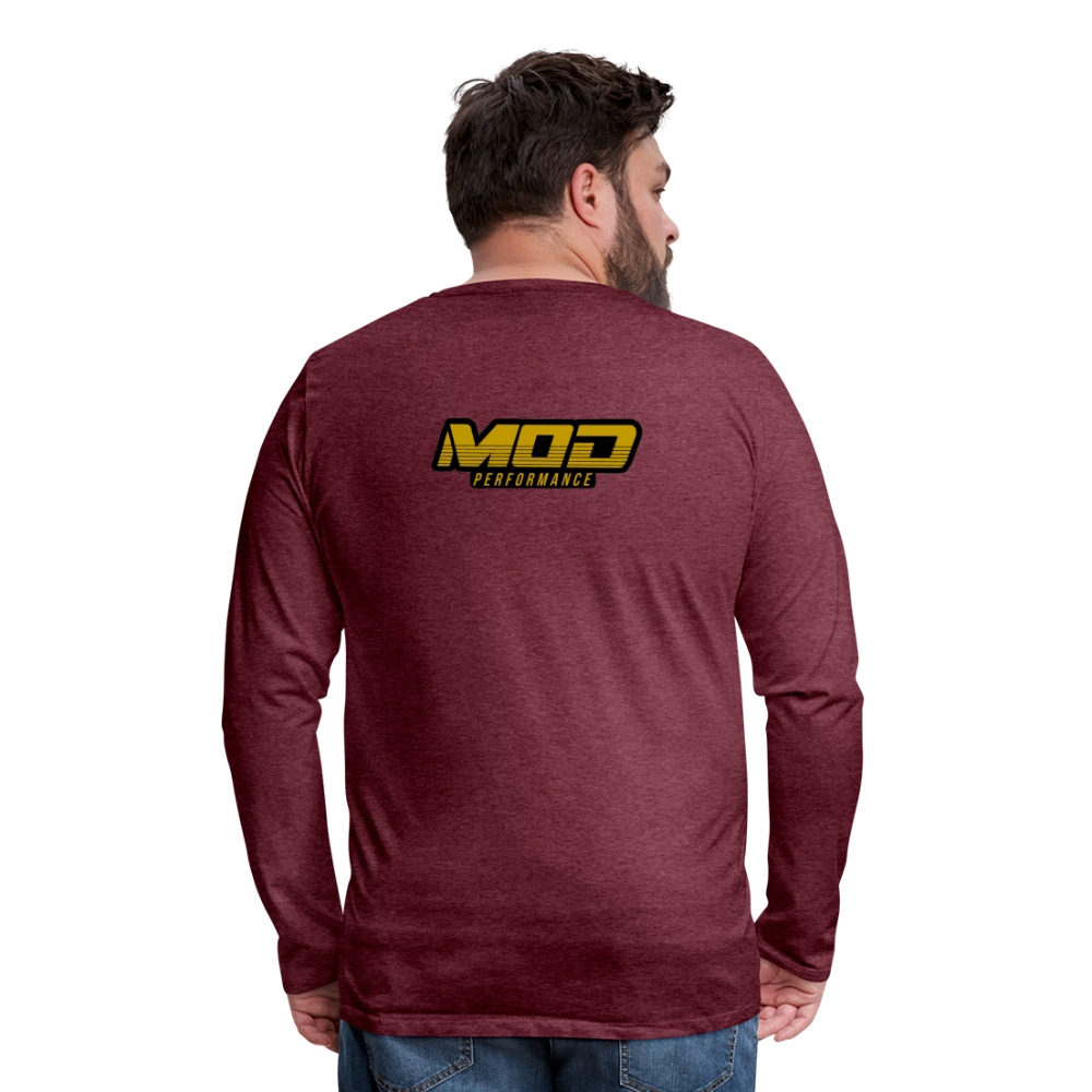 MOD Performance Long Sleeve - heather burgundy