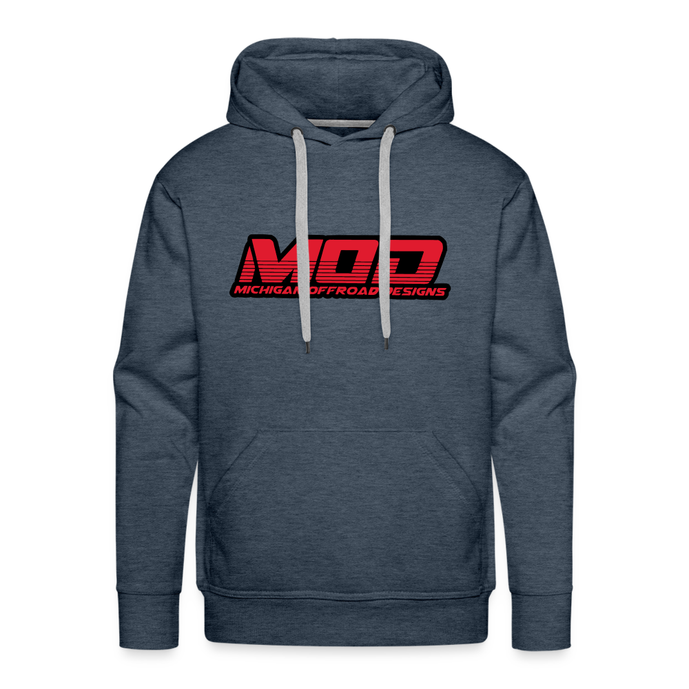 Michigan Offroad Designs Hoodie - heather denim