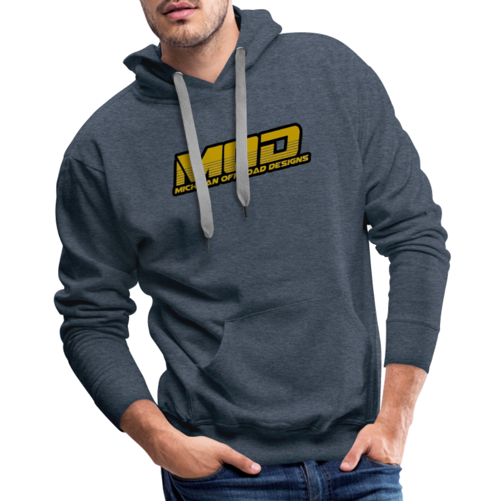 Michigan Offroad Designs Hoodie - heather denim