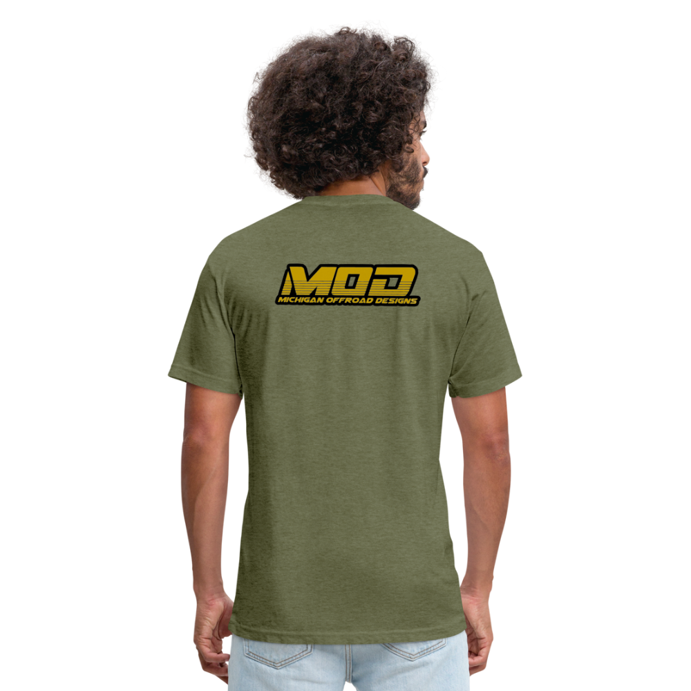 Michigan Offroad Designs T-Shirt - heather military green