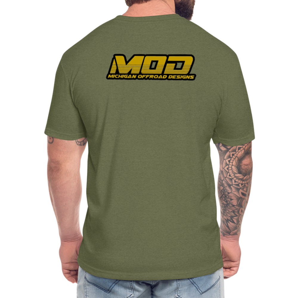 Michigan Offroad Designs T-Shirt - heather military green