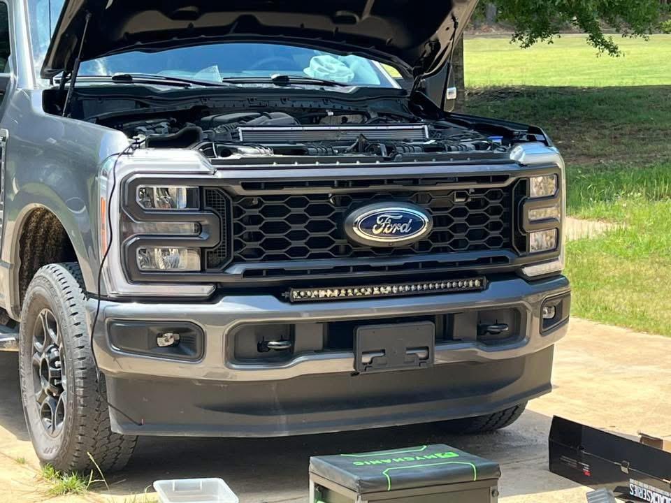 2023+ Ford Super Duty Light Bar Bracket for Rough Country Light Bar